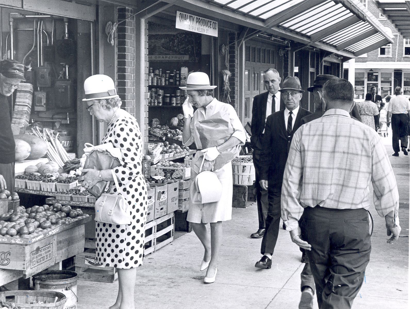Market customers